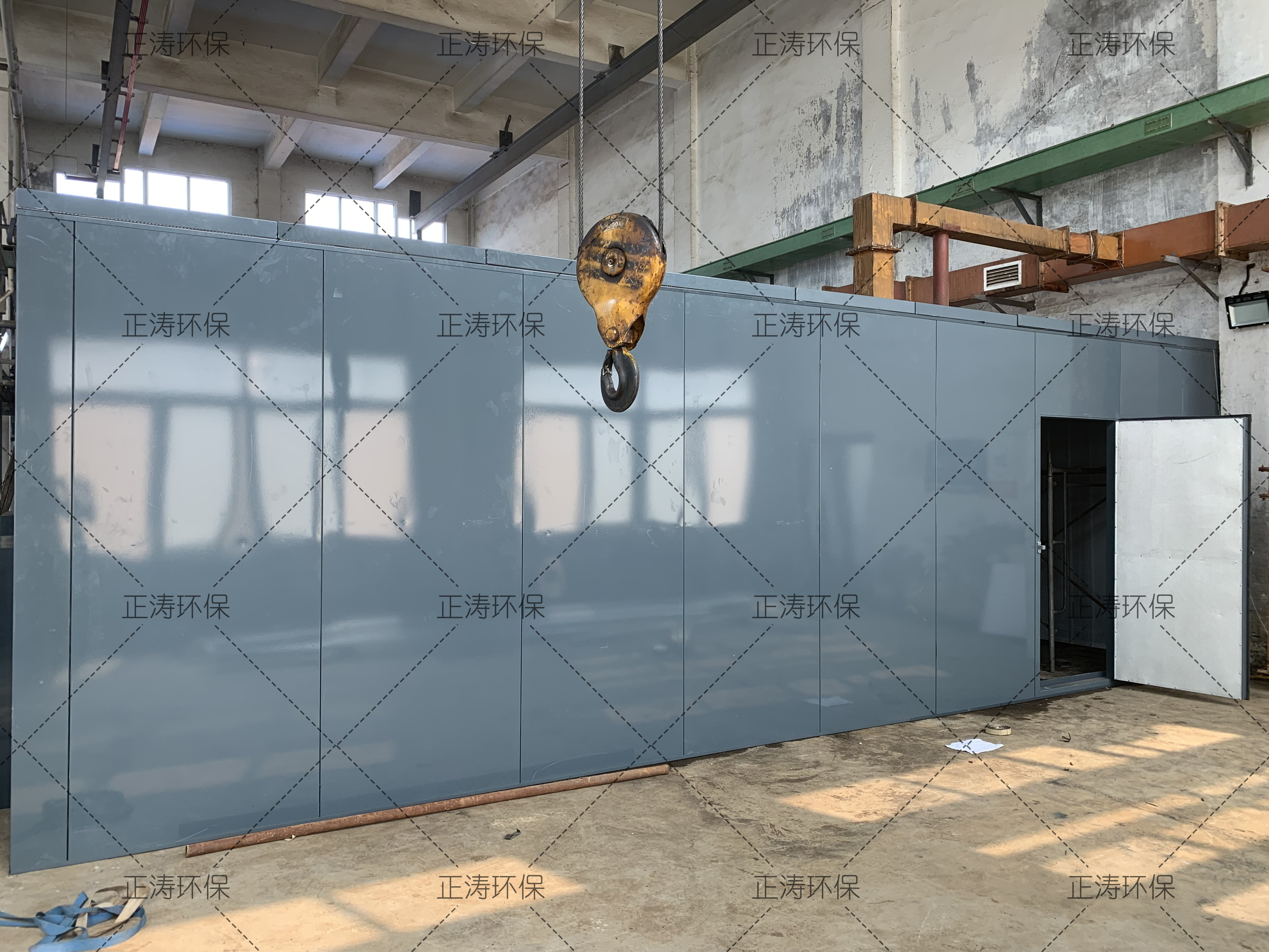 光大水務(wù)脫水機(jī)噪聲治理工程(圖2) 光大水務(wù)脫水機(jī)噪聲治理工程(圖2)